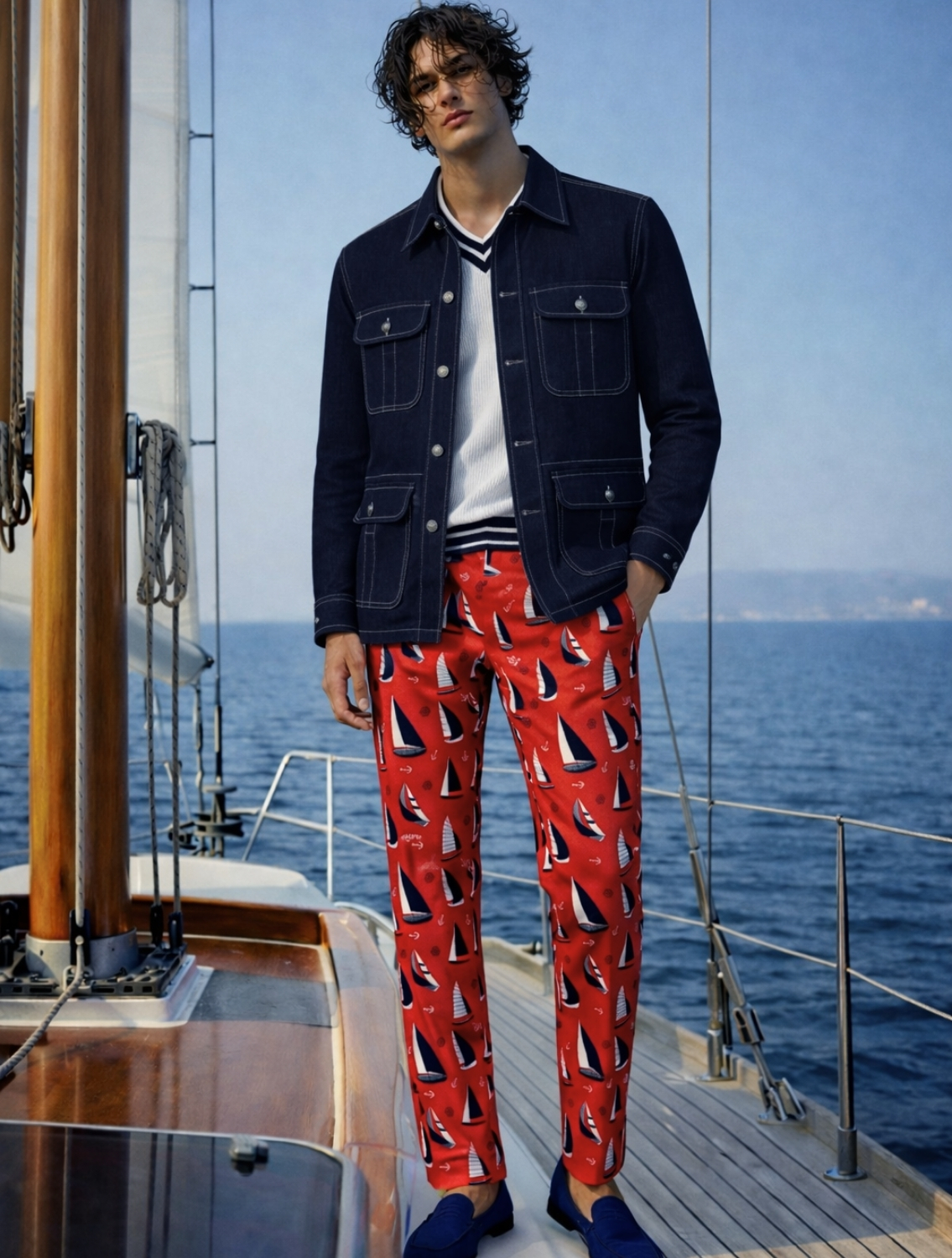 Bluemarine Denim Hunter Jacket