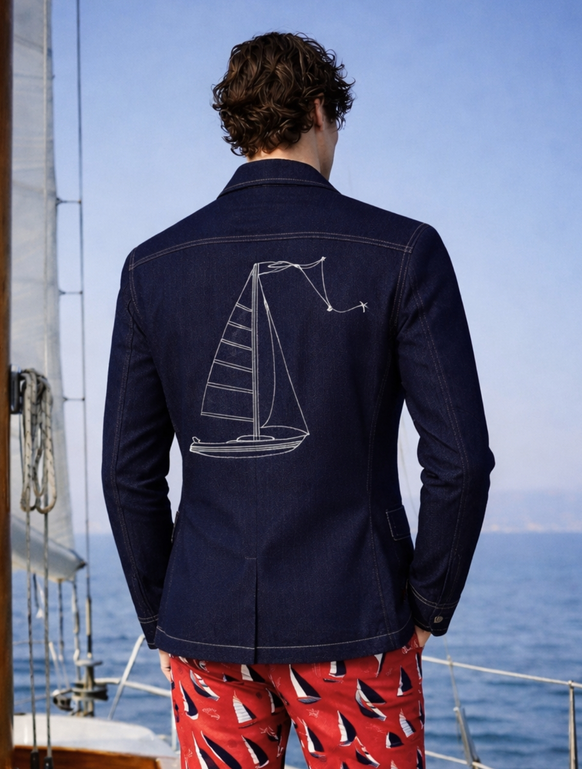 Bluemarine Denim Hunter Jacket