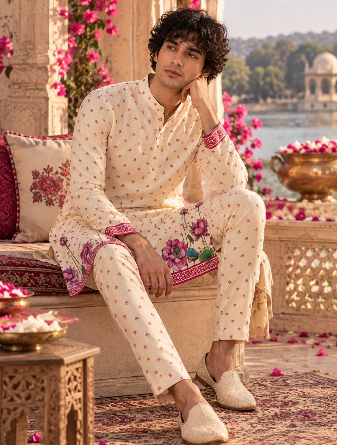 Satchi Lotus Linen Coord Set