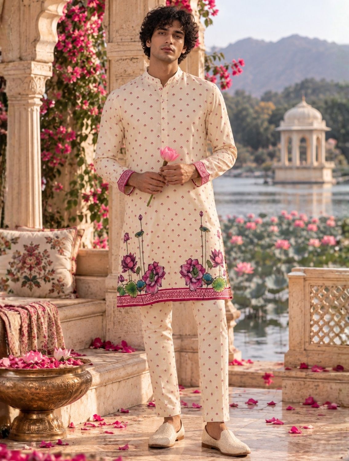 Satchi Lotus Linen Coord Set