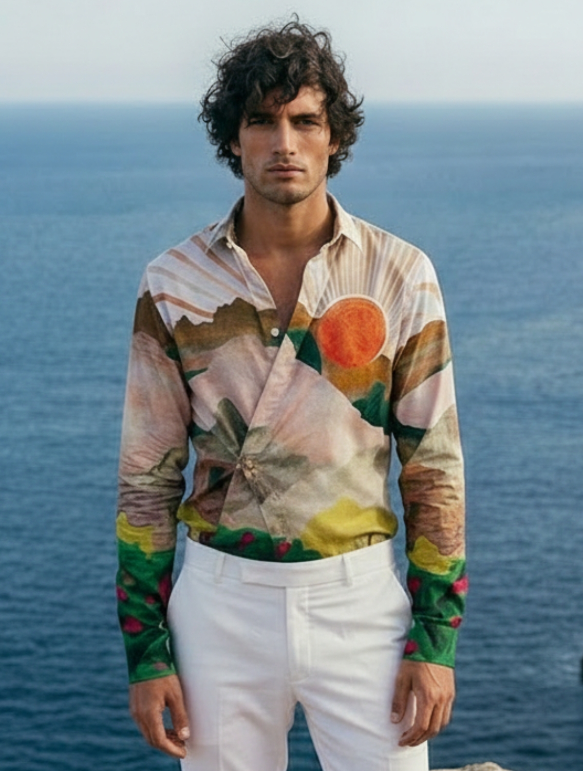 Sunrise Signature Printed Shirt