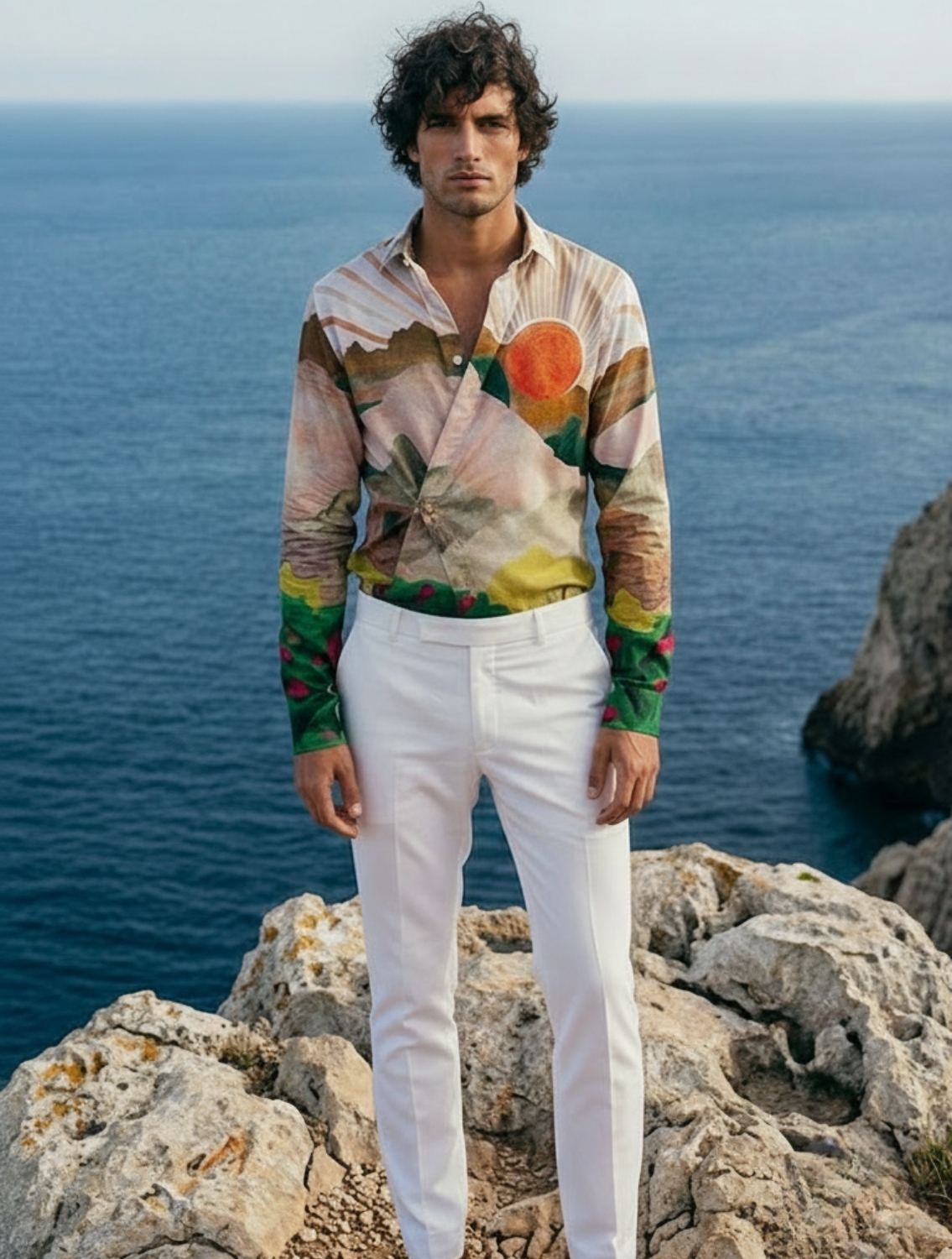 Sunrise Signature Printed Shirt