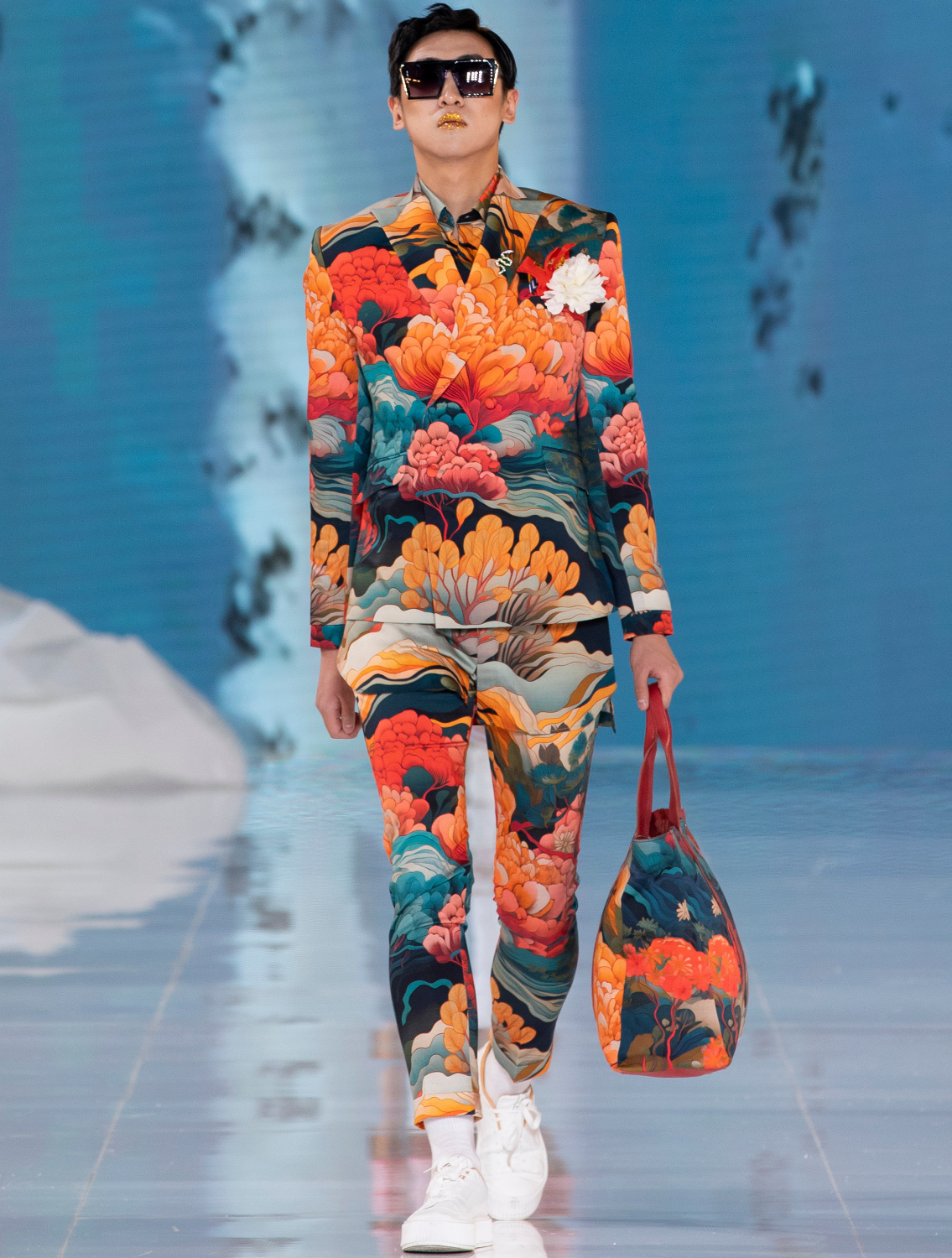 Kangchen All-Over Printed Shirt
