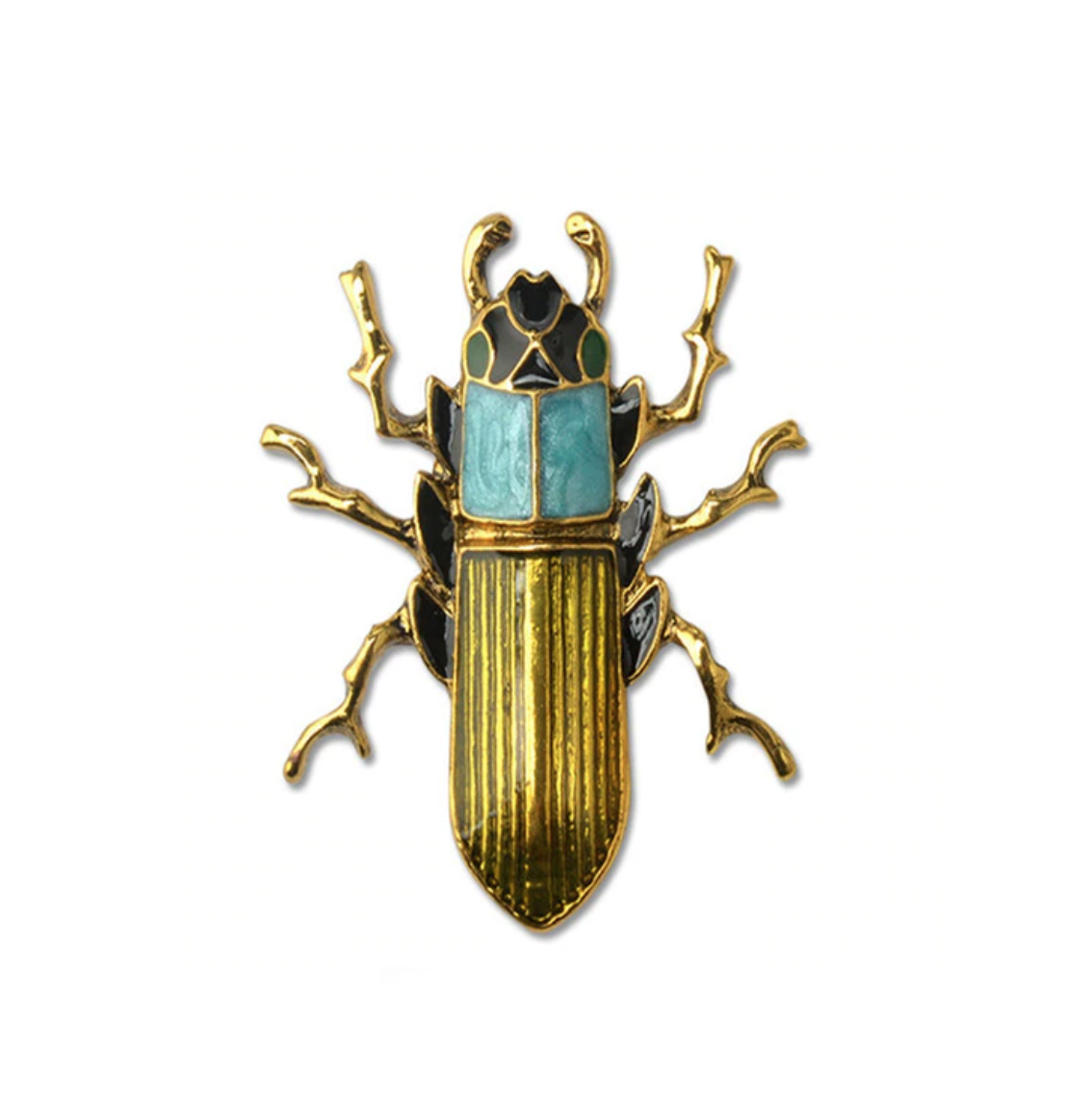 Scarab Insect Brooch