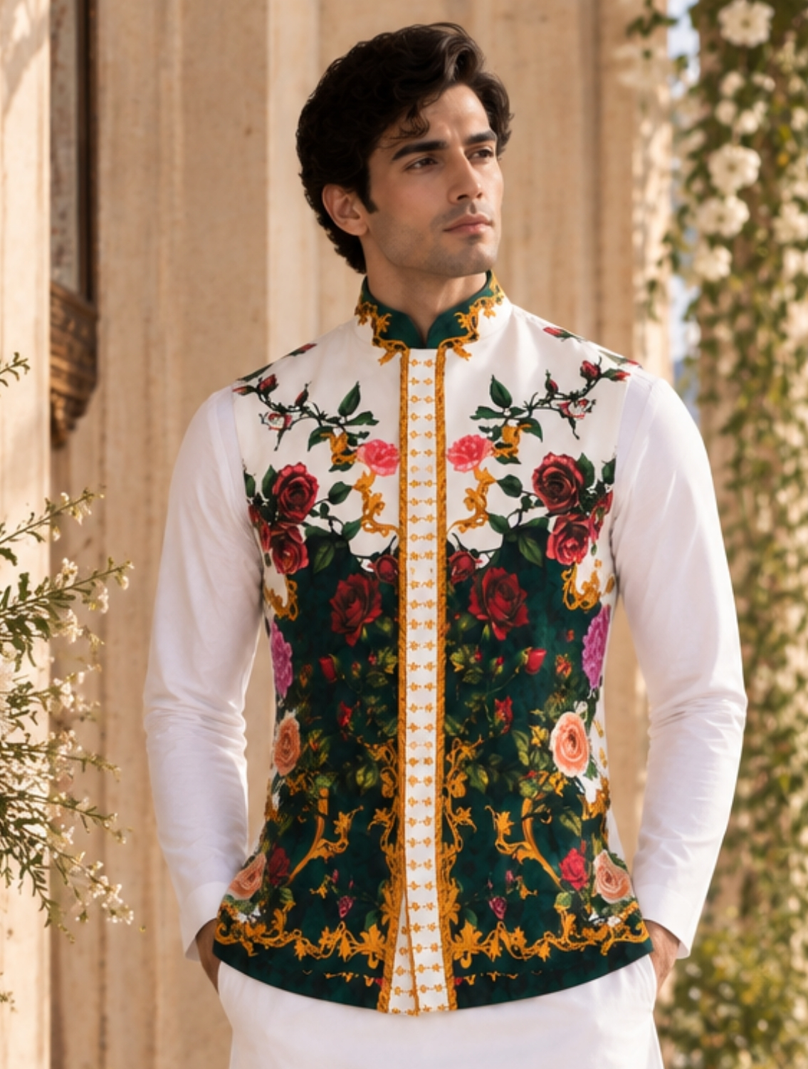 Kanishk Kurta Set and Bundi