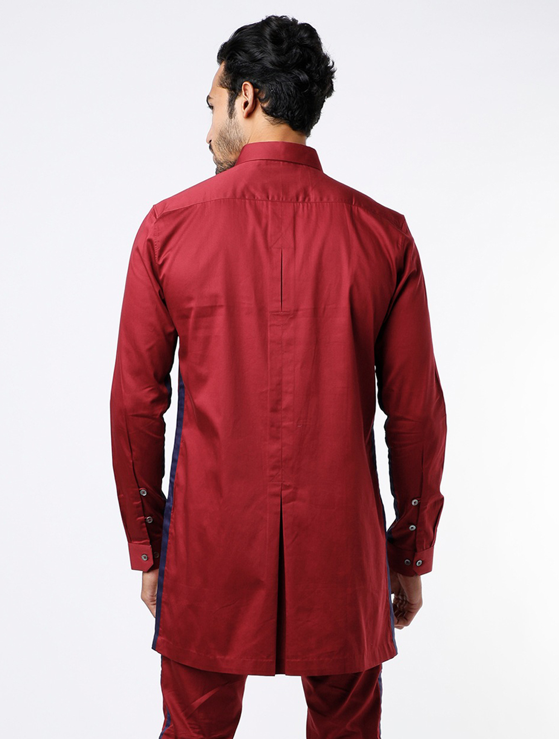 Safary Maroon Shirt Pant Set