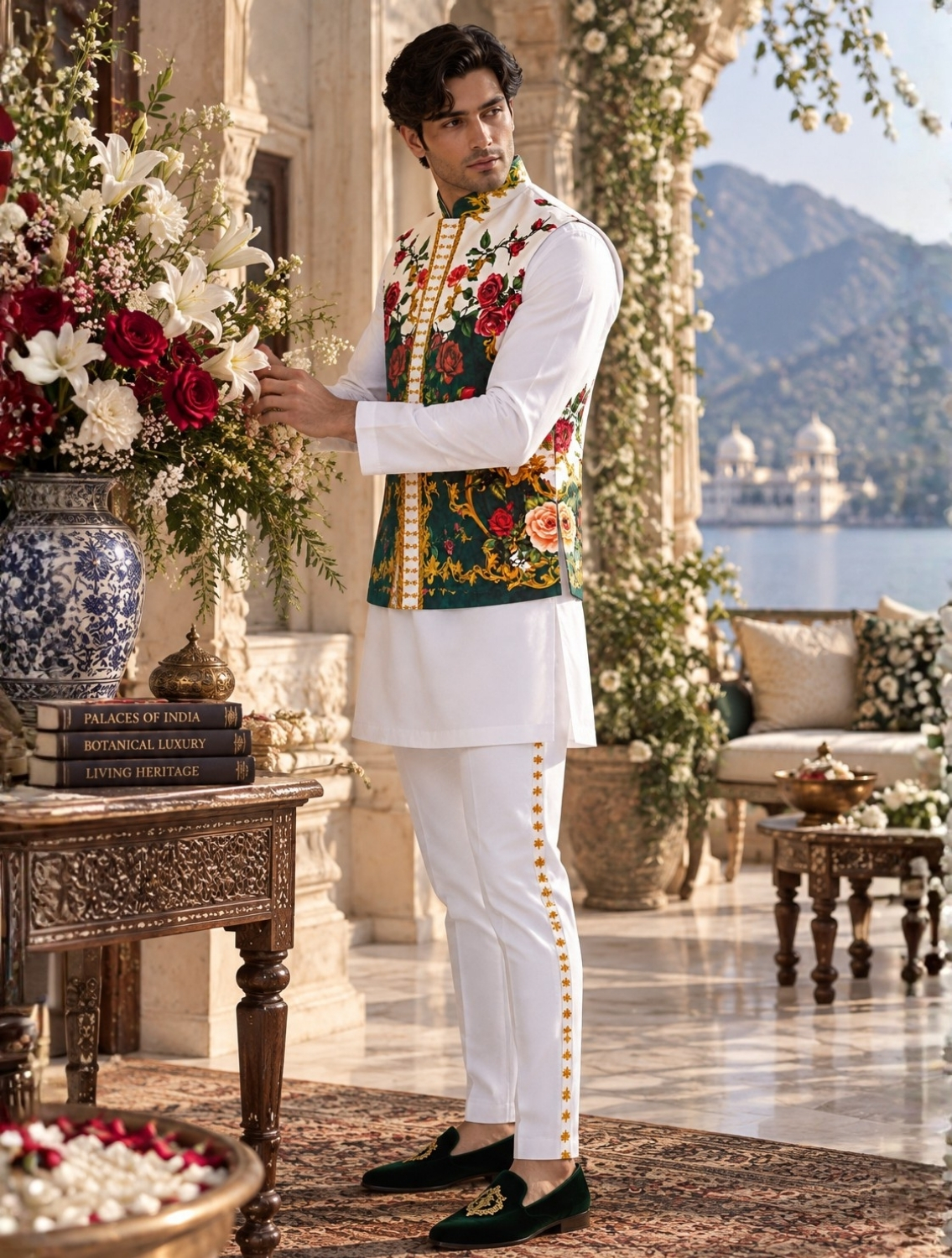 Kanishk Kurta Set and Bundi