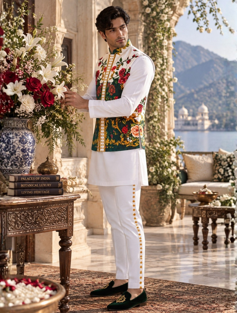 Image of Kanishk Kurta Set and Bundi