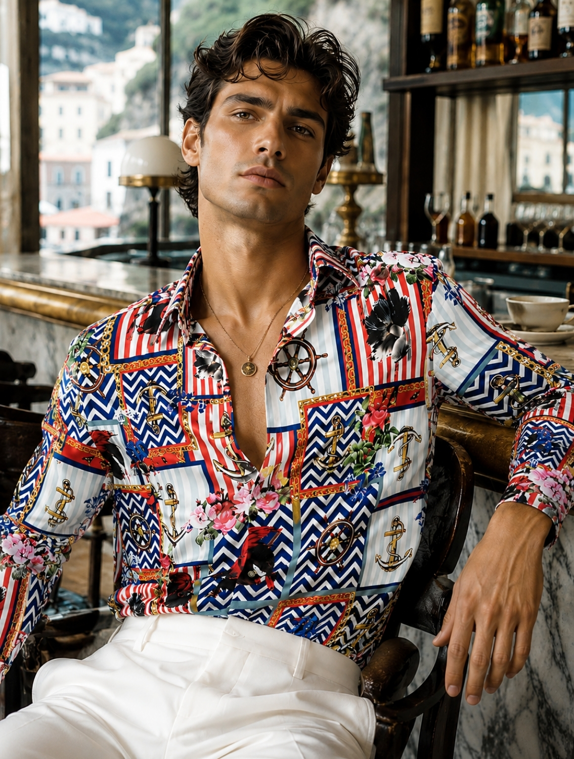 Aquesthetic Signature Printed Shirt