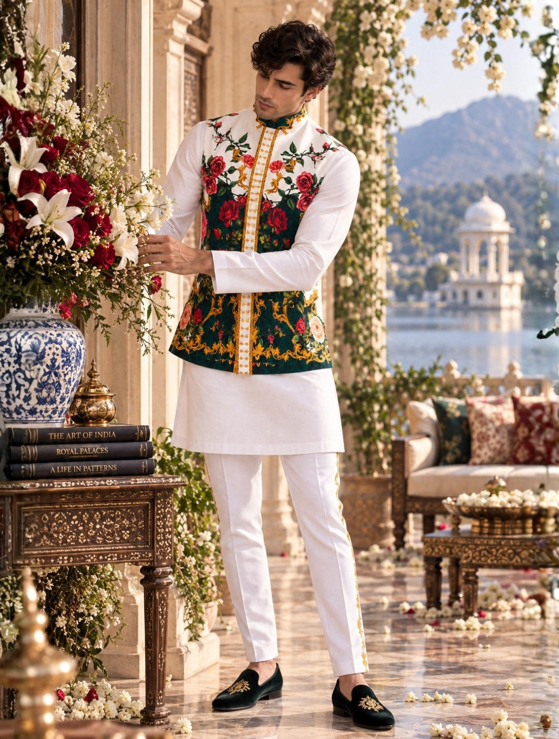 Kanishk Kurta Set and Bundi