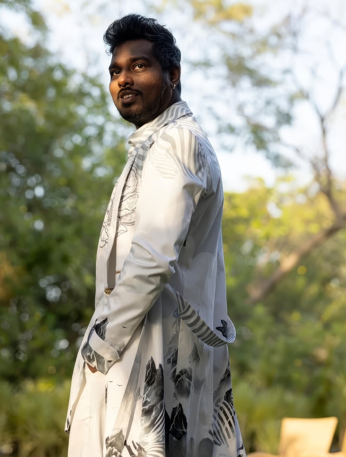 AtLee x White HindKush Trenchcoat Set