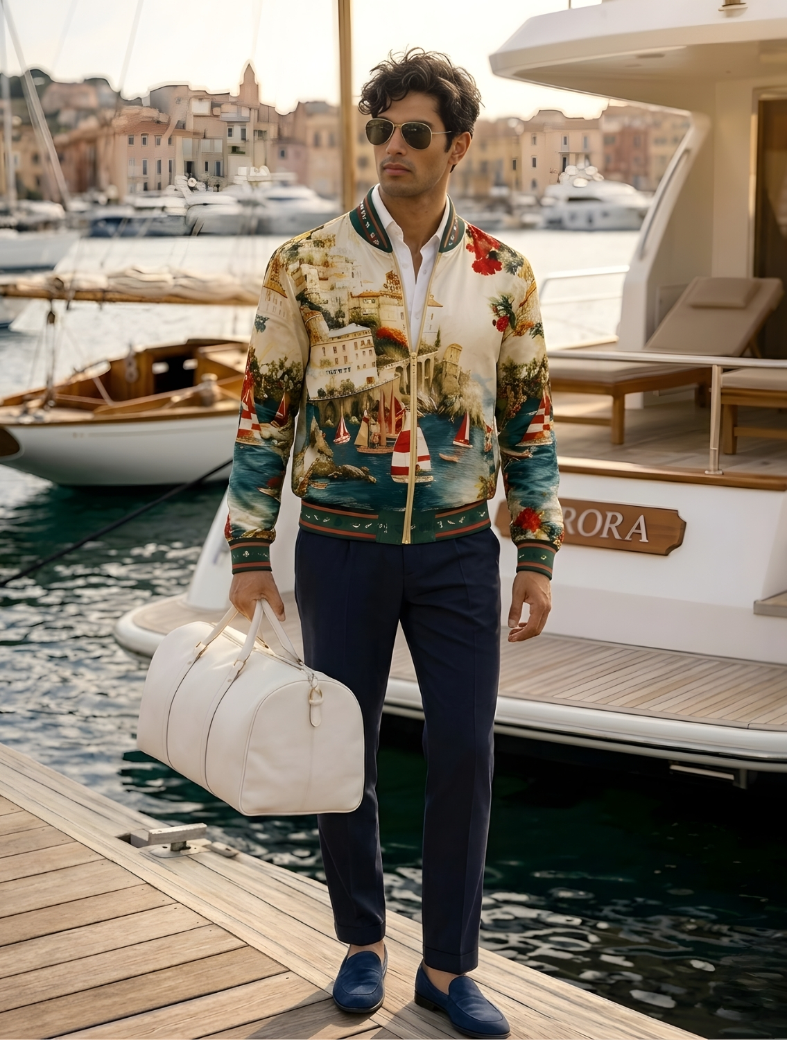 Amalfi Scenic Bomber Jacket