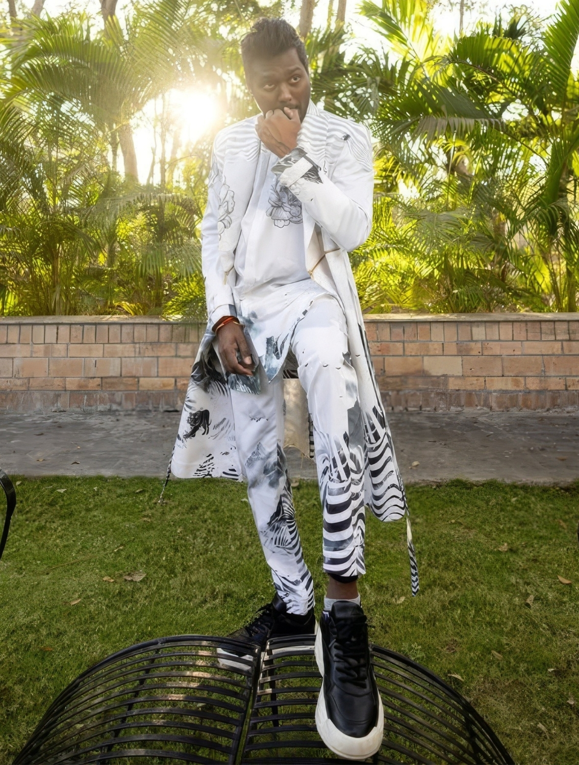AtLee x White HindKush Trenchcoat Set