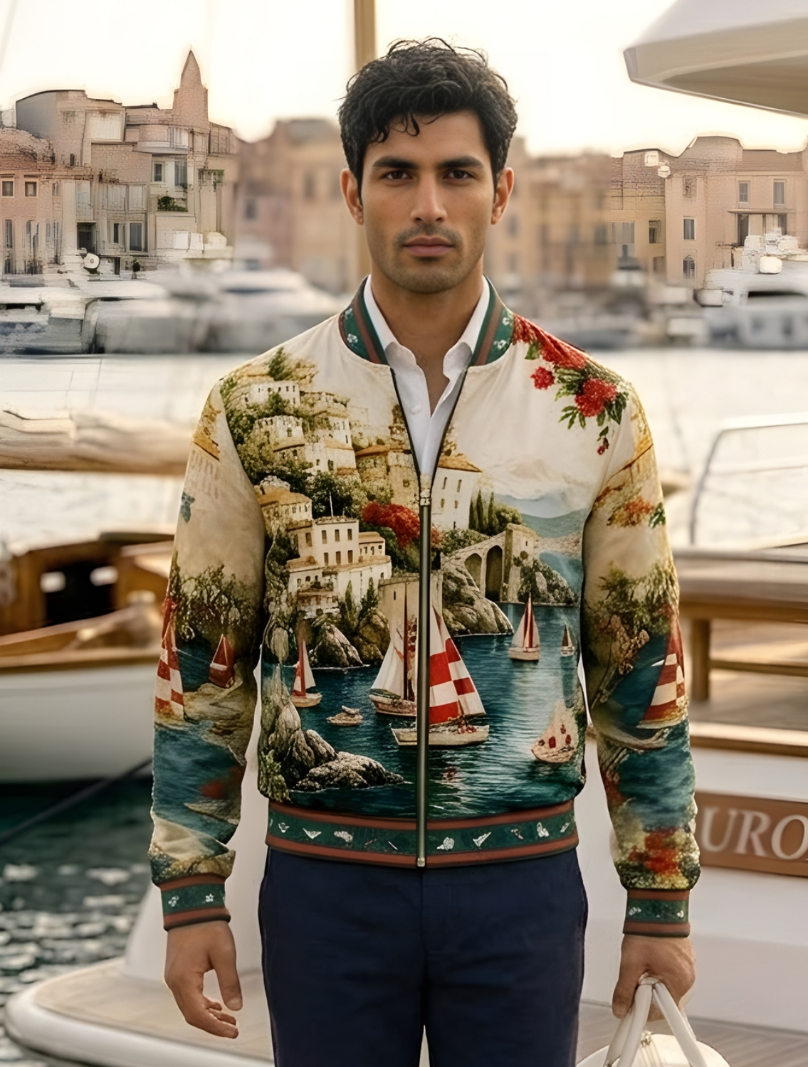 Amalfi Scenic Bomber Jacket