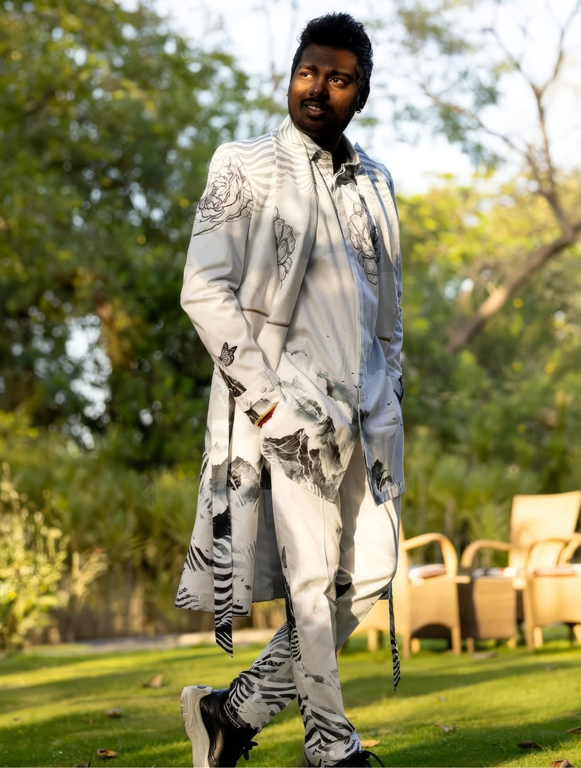 AtLee x White HindKush Trenchcoat Set