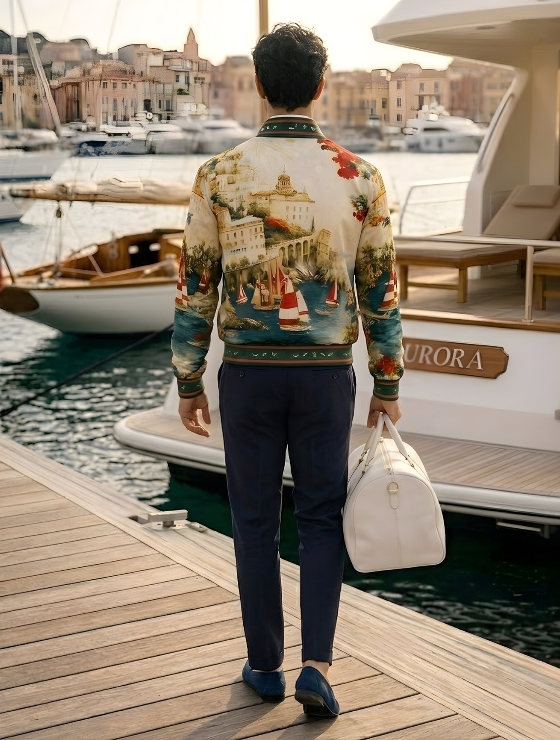 Amalfi Scenic Bomber Jacket