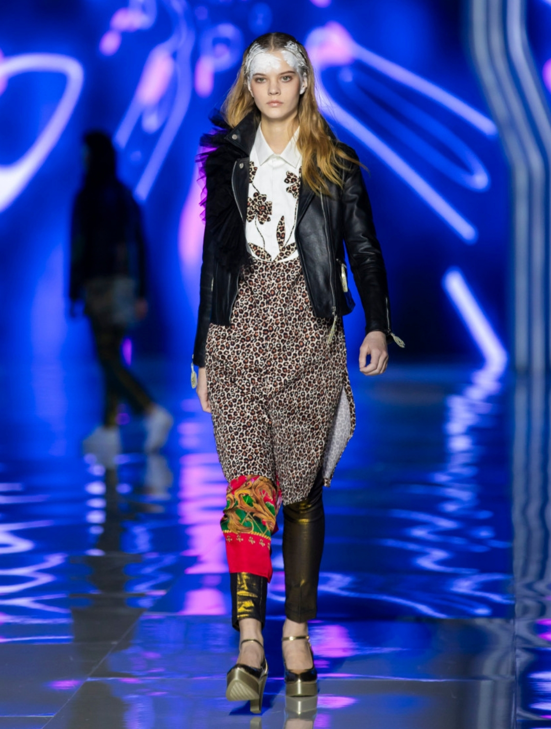 Amna Printed Shirtdress