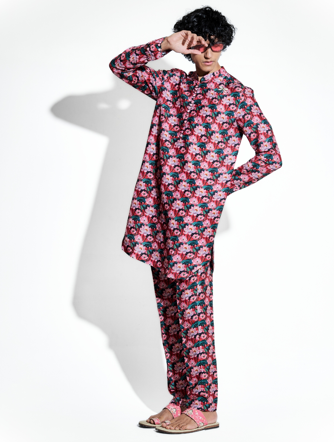 Tamara Printed Silk Coord Set