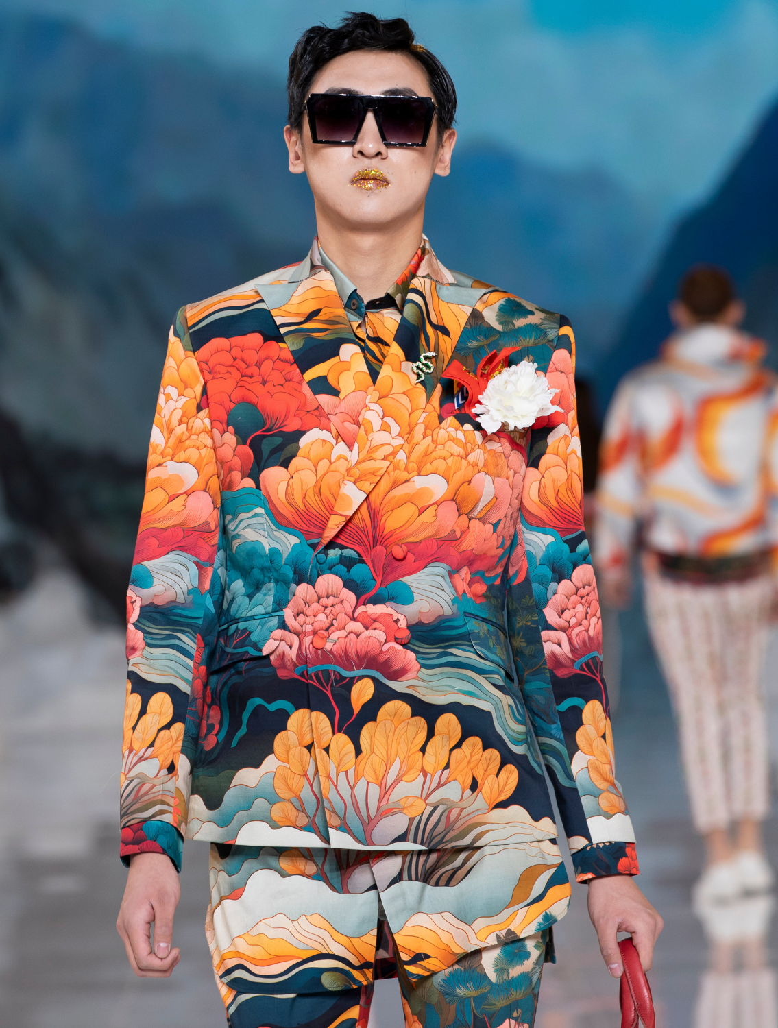 Kangchen All-Over Printed Shirt