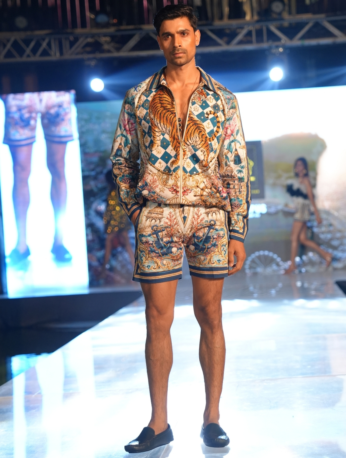Thames Embroidered Bomber Jacket