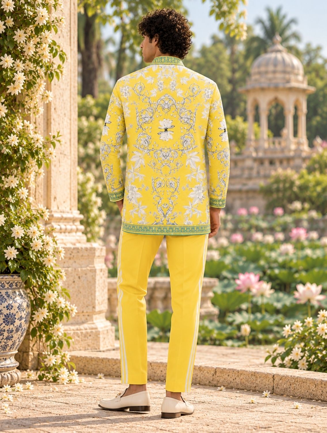 Rahasya Yellow Printed Coord Set