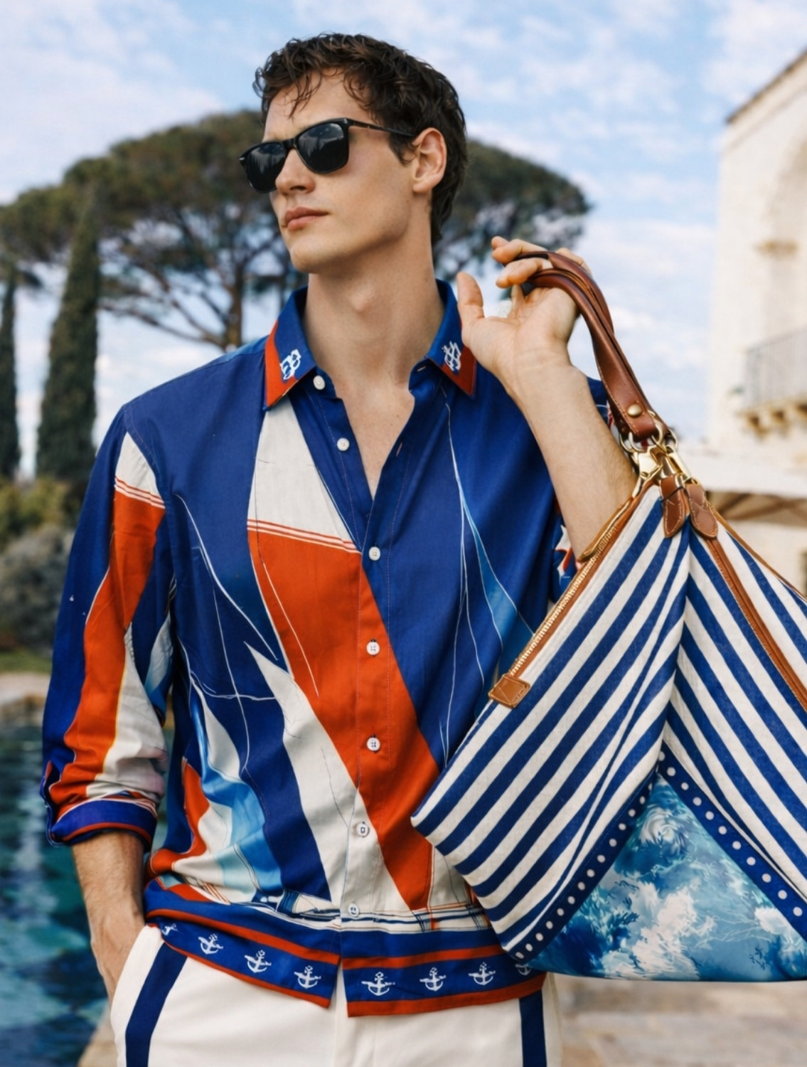 Skipper Nautical Printed Shirt