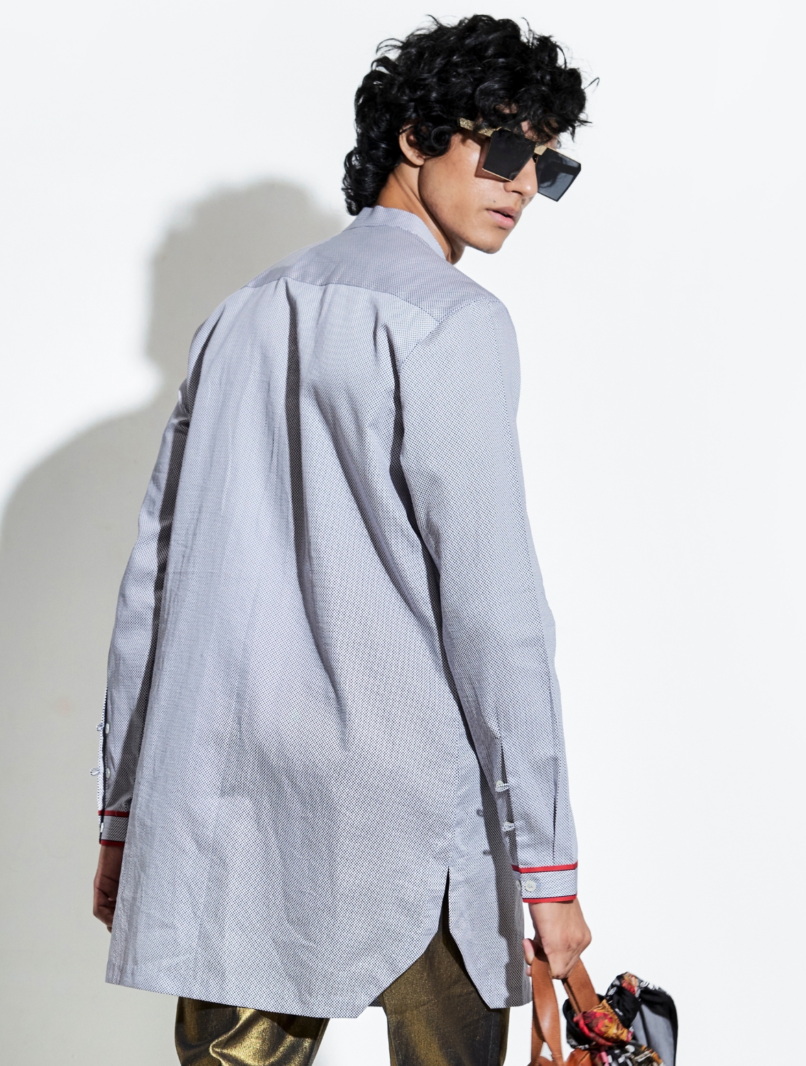Lots Printed Satin Shirt