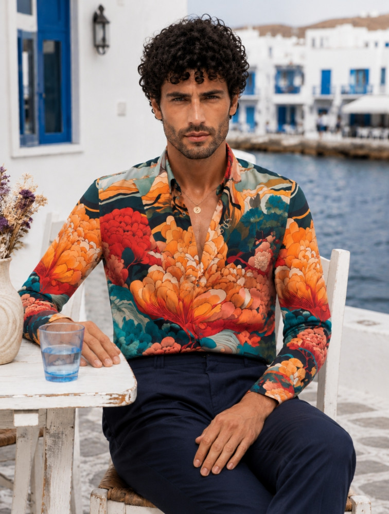 Image of Kangchen All-Over Printed Shirt