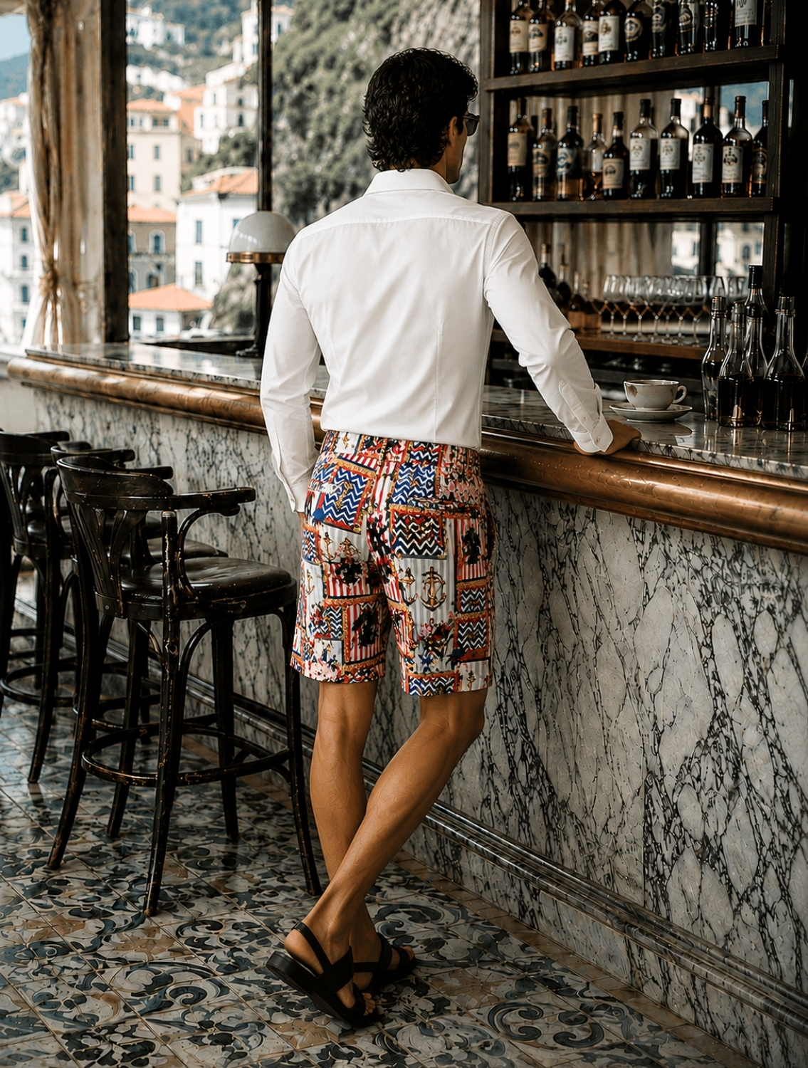 Aquesthetic Printed Shorts