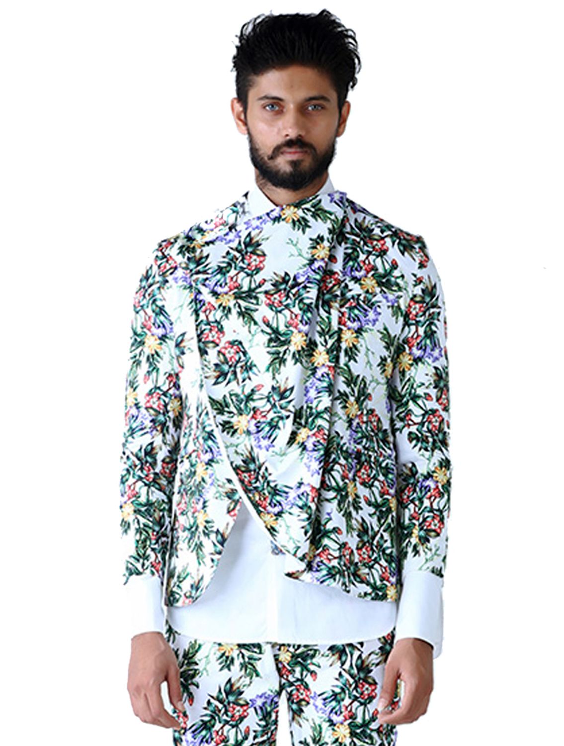 Minar Draped Cowl Jacket