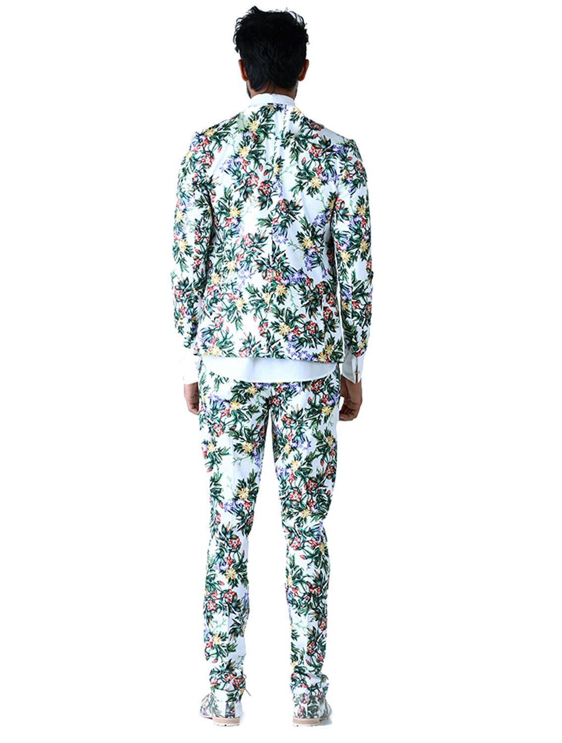 Minar Draped Cowl Jacket Back Full