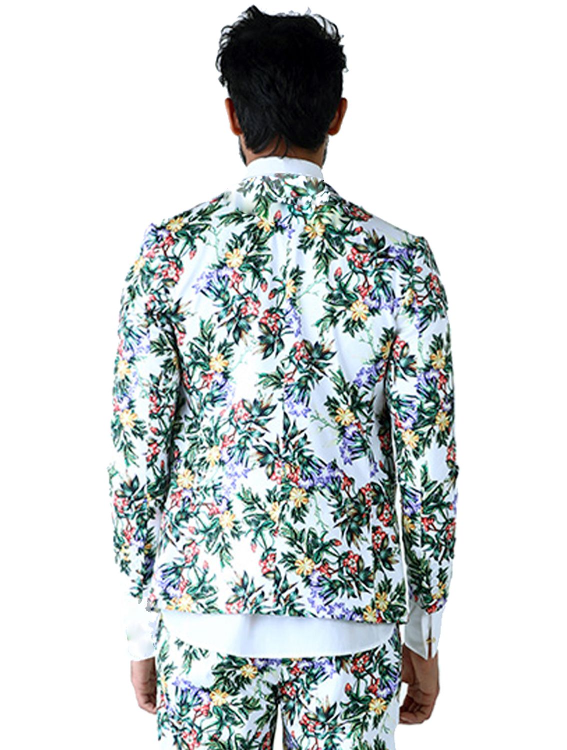 Minar Draped Cowl Jacket Back