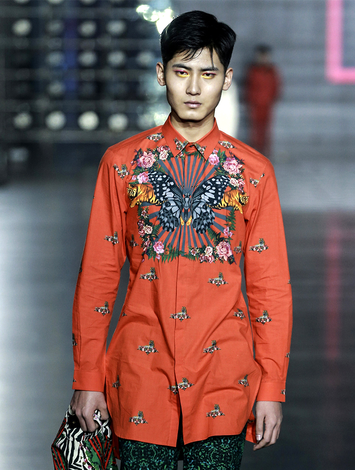 Butterfly Signature Print Shirt