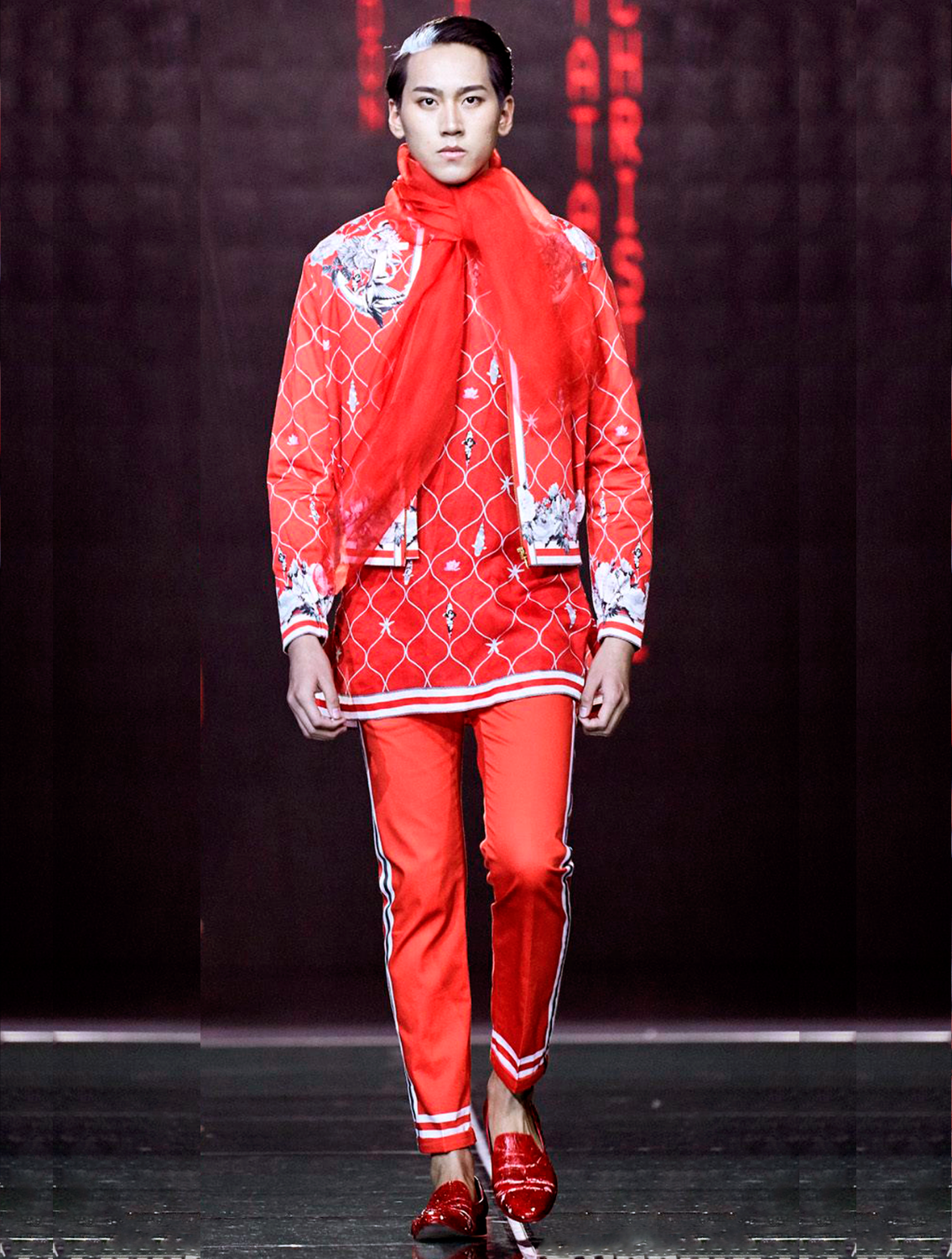 Moses Red Bomber Jacket