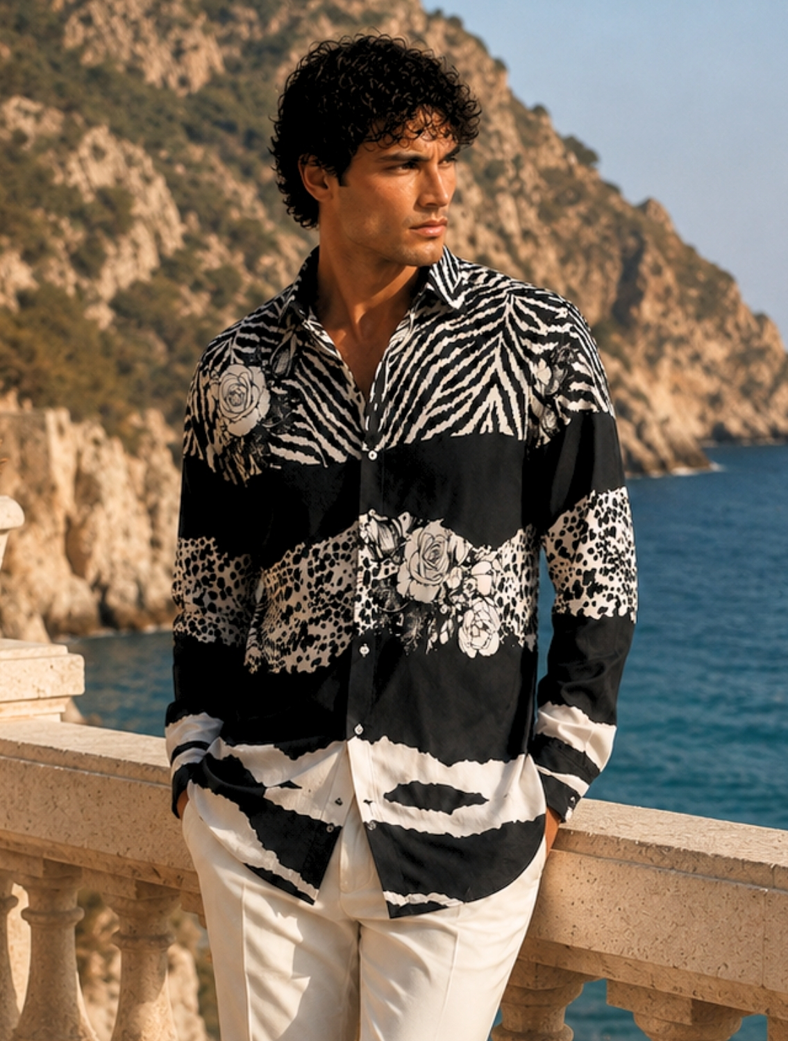 Myron Signature Printed Shirt