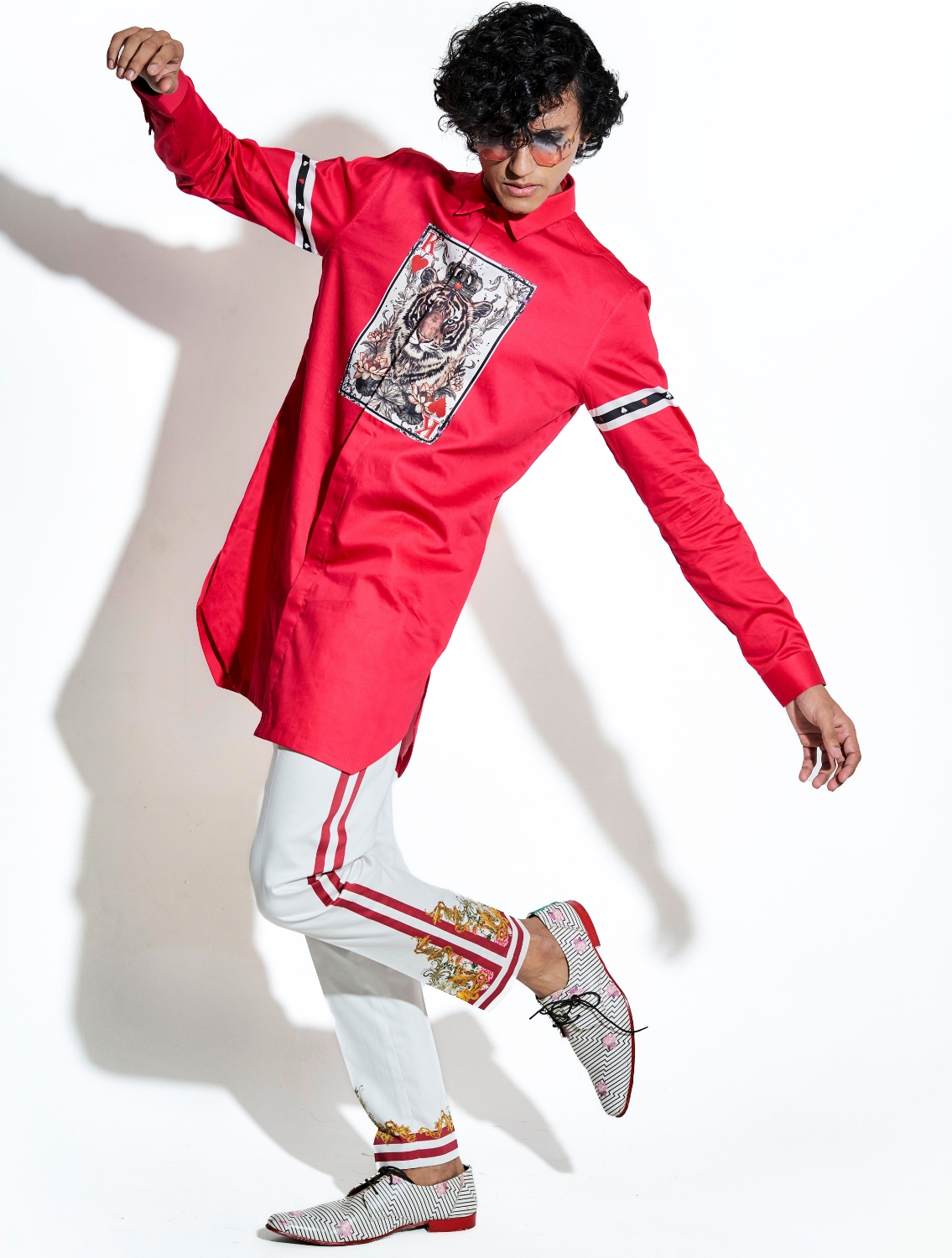 Red Tiger Taash Shirt