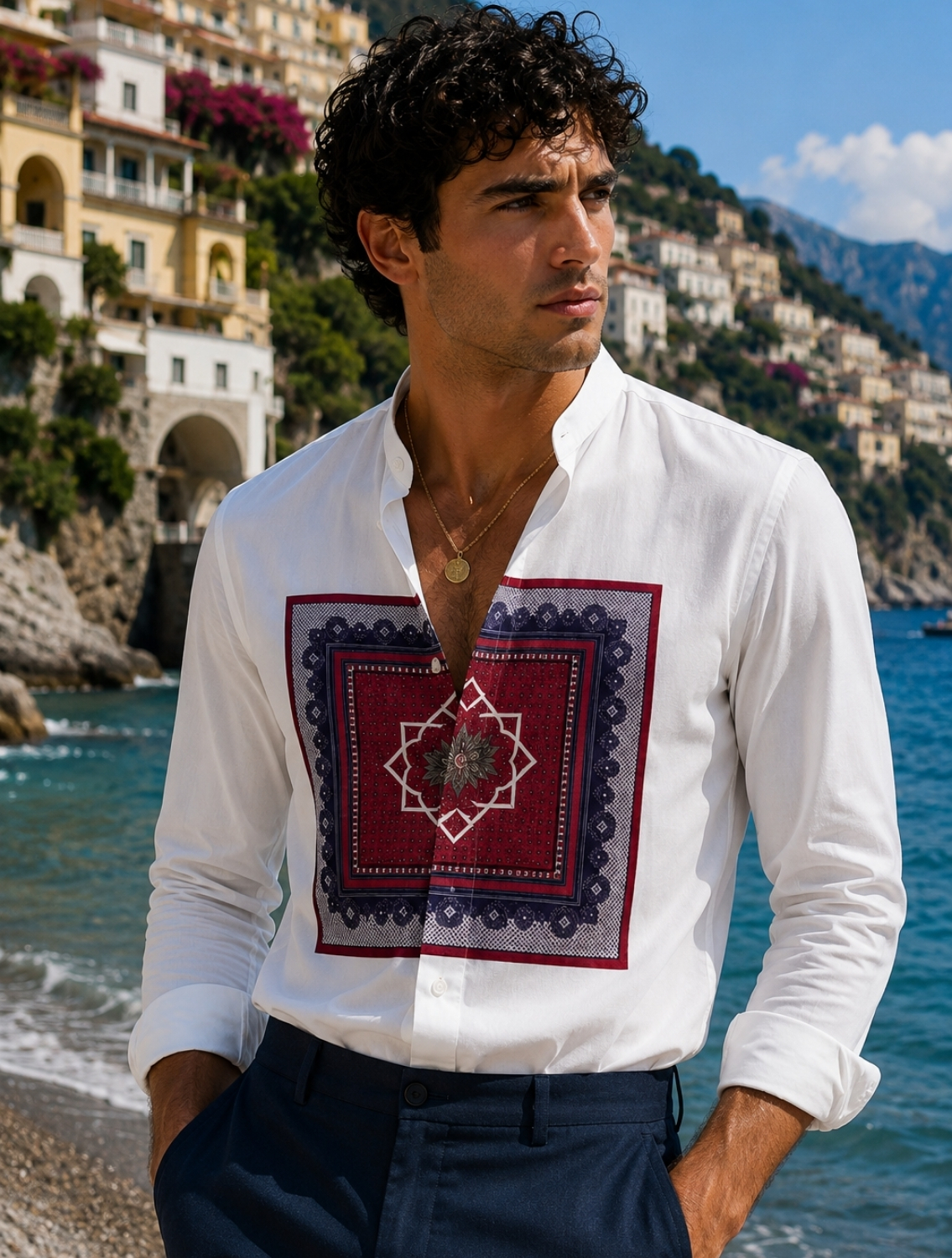 Zoravar Centre Print Shirt
