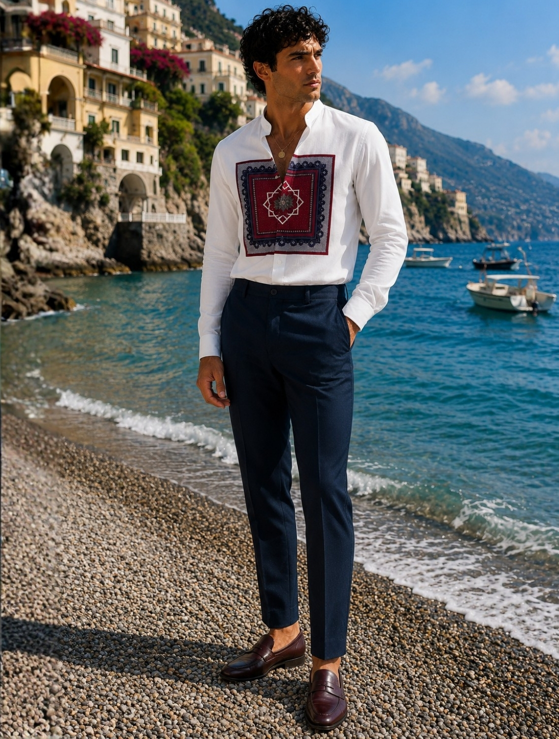 Zoravar Centre Print Shirt