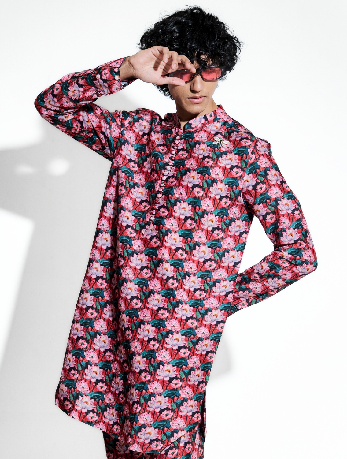 Tamara Printed Silk Coord Set