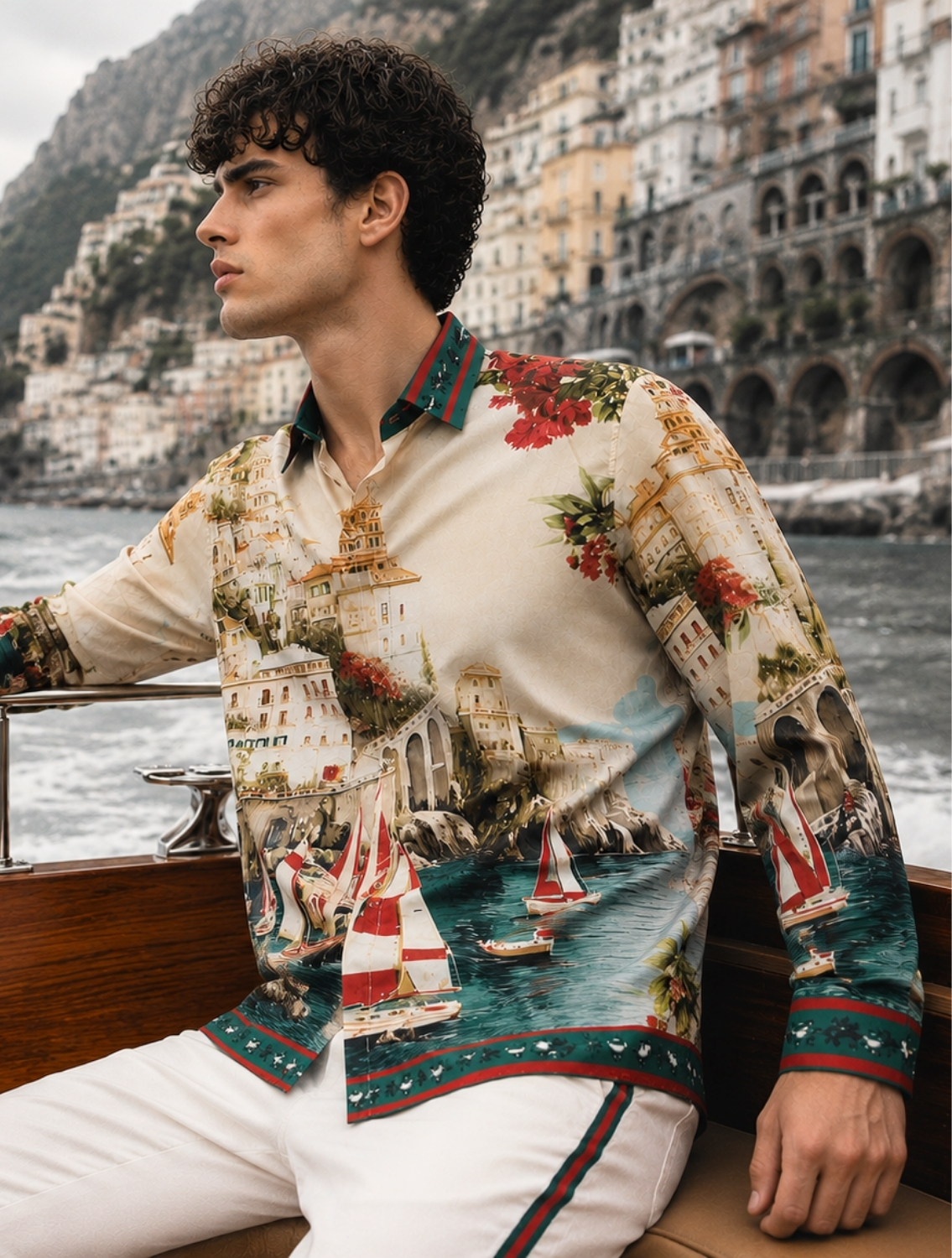 Positano Printed Resort Shirt