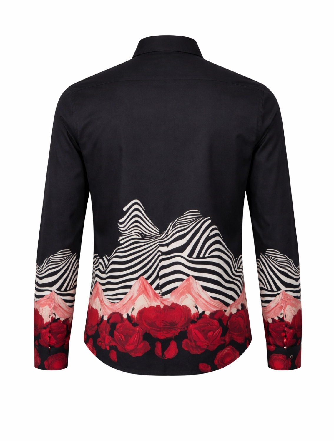 Black Wave Printed Shirt