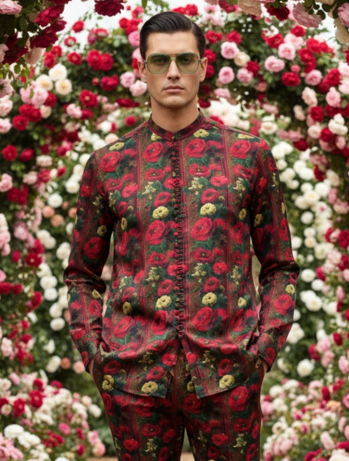 Ambrez Printed Kurta Pant Set