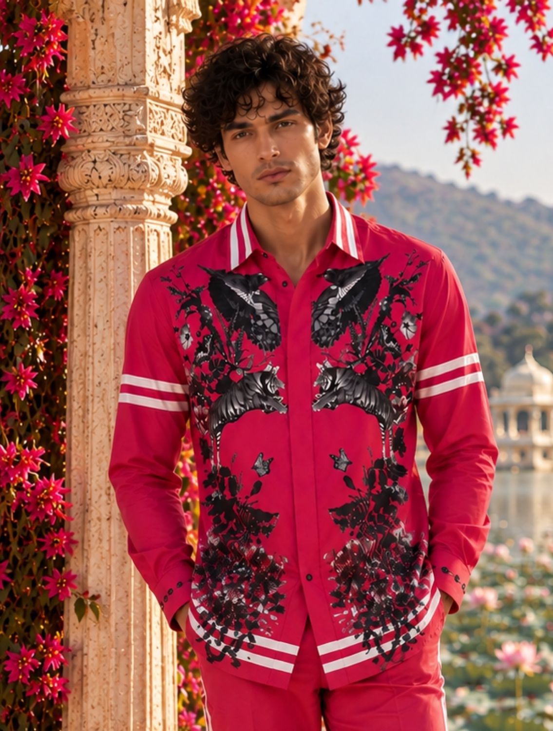 Roxo Festive Printed Shirt