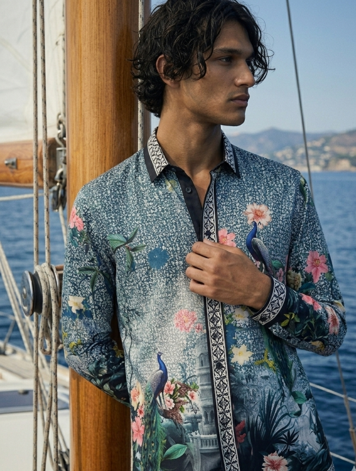 Riyaz Black Printed Shirt