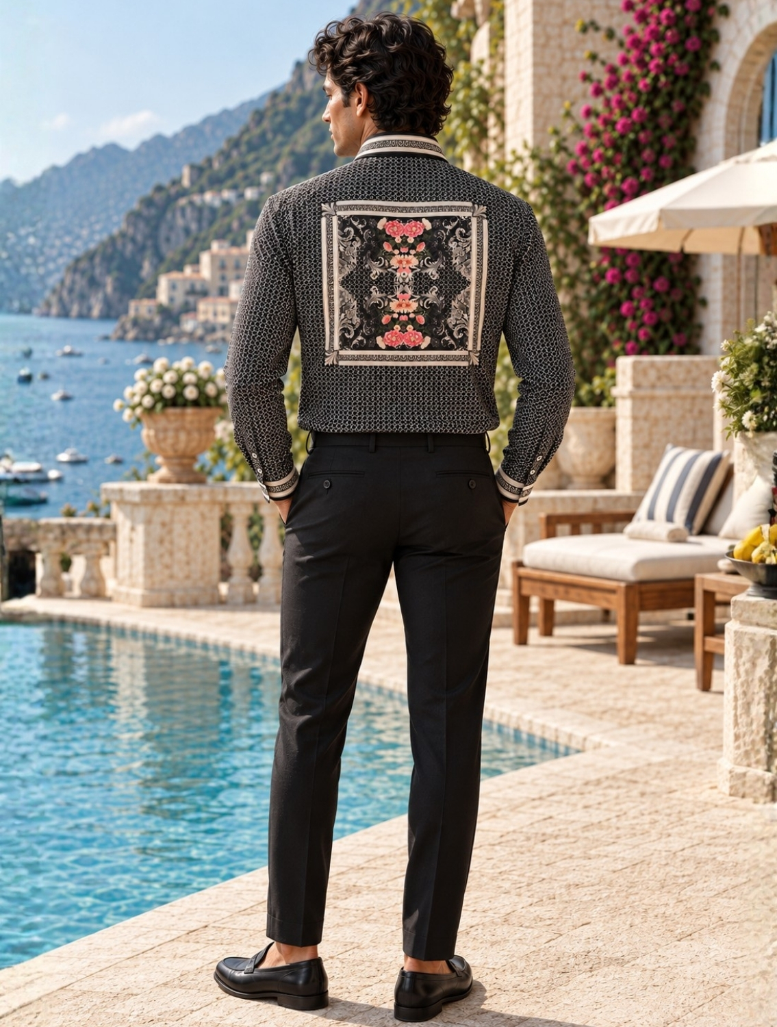Arnaut Black Printed ShirtArnaut Black Printed Shirt