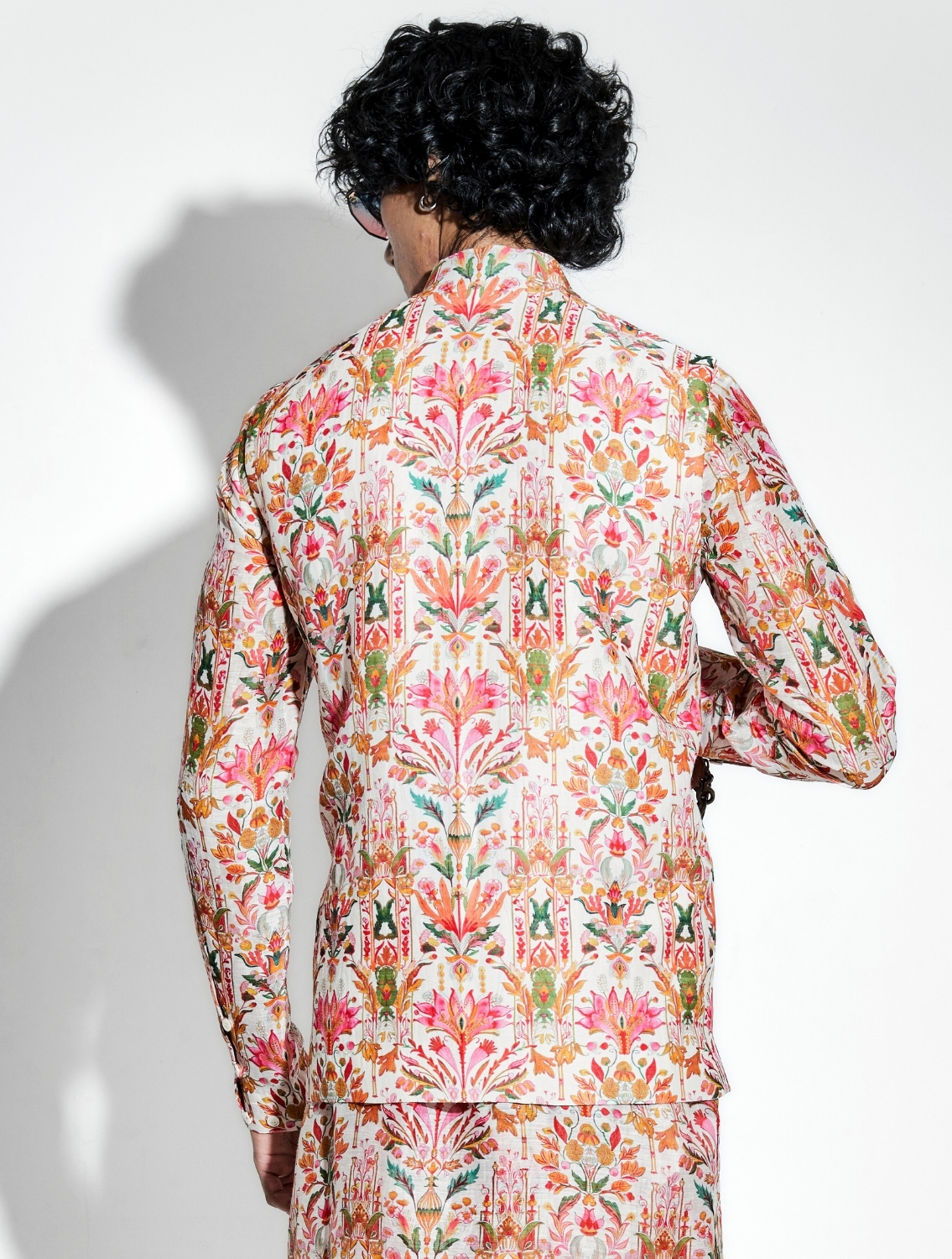 Taavare Printed Linen Bundi