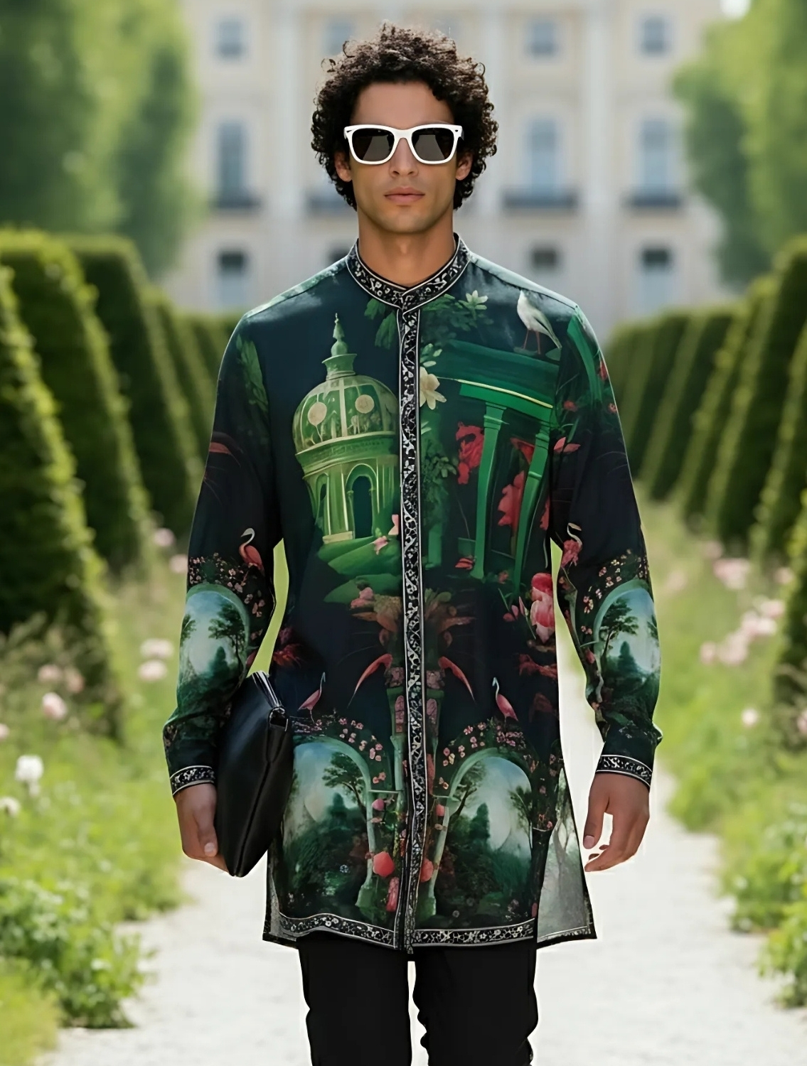 Ishaan Rajwada Printed Kurta Pant Set