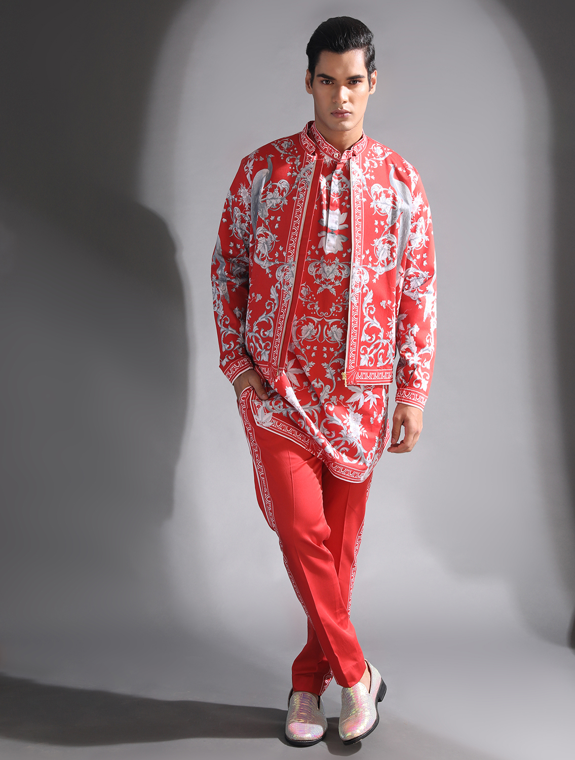 Klingon Printed Bomber Jacket