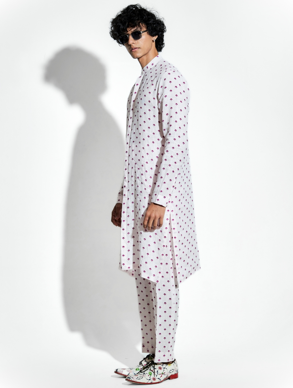 Pink Lotus Linen Coord Set