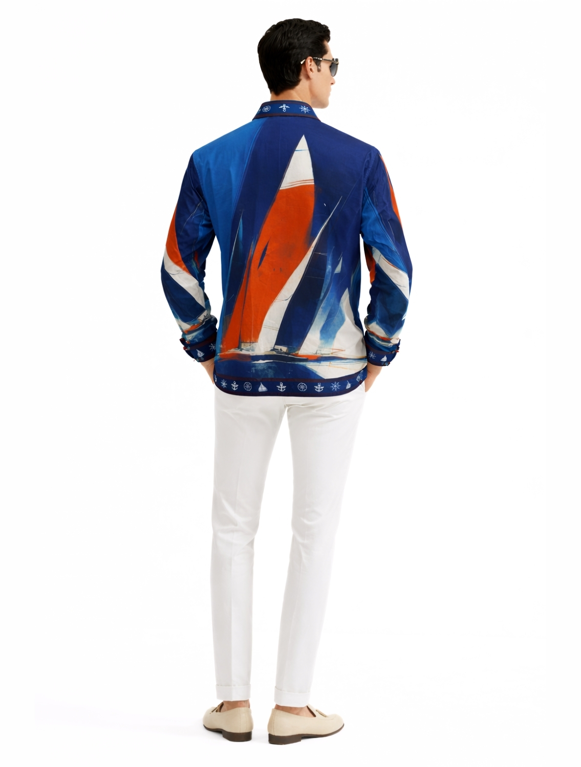 Skipper Nautical Printed Shirt